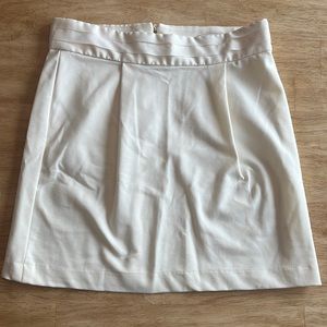 Cream banana republic skirt